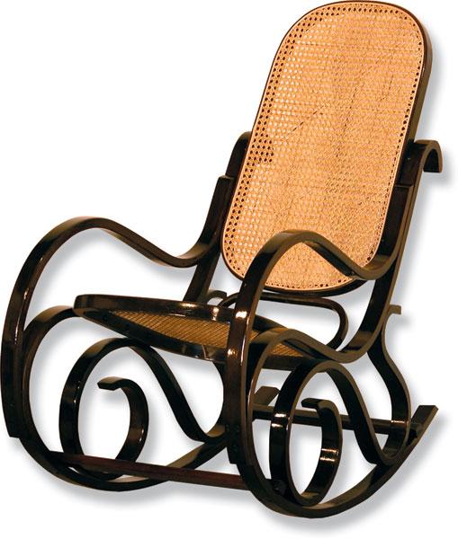 Кресло-качалка 20048 в циновке