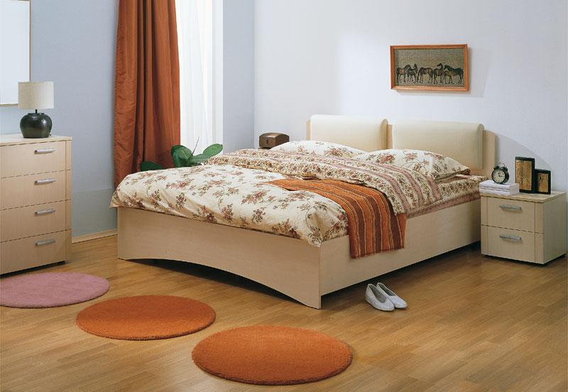 Кровать Мелисса с мягкой спинкой (1600мм) без матраца